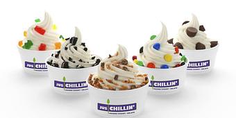 Product - Jus Chillin' - Frozen Yogurt, Gelato & Sorbet in Palm Springs, CA Coffee, Espresso & Tea House Restaurants