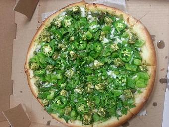 Product: Go Green Pizza ( Very Desi) - KAfe Massti in South Amboy, NJ Indian Restaurants