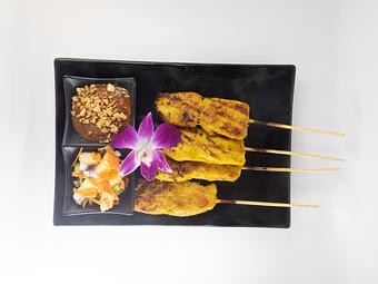 Product: Chicken Satay - Karakade Thai Cuisine in Redwood City, CA Thai Restaurants