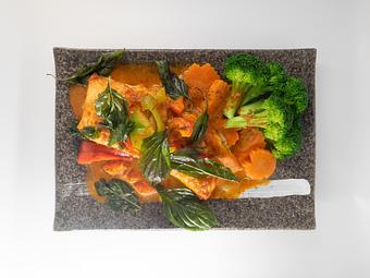 Product: Chu Chee Salmon - Karakade Thai Cuisine in Redwood City, CA Thai Restaurants