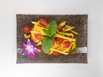 Product: Mango Salmon Salad - Karakade Thai Cuisine in Redwood City, CA Thai Restaurants