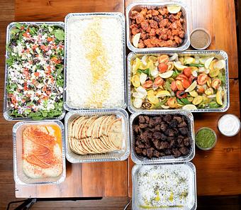 Product: Package II with Organic Chicken and Fillet Steak Kebas. - Kebab Place in DTSA - Santa Ana, CA Greek Restaurants