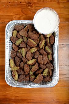 Product: fresh homemade falafels with our signature tahini sauce - Kebab Place in DTSA - Santa Ana, CA Greek Restaurants