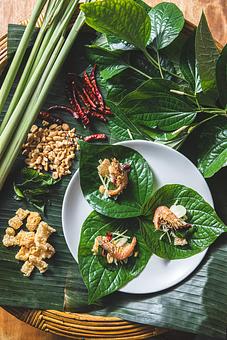 Product: Betel Leaf / Jumping Baby Shrimp - Khe Yo in TriBeCa - New York, NY Thai Restaurants