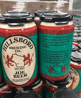 Product: Joe Beer  5.8% abv.  19.7 IBU
Dark, smooth, and delicious with chocolate undertones - Kimberlee J Verbsky in Hillsboro, WI American Restaurants