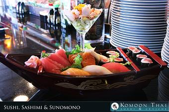Product: Sushi Boat - Komoon Thai Sushi & Ceviche in Naples & Bonita Springs - Naples, FL Bars & Grills