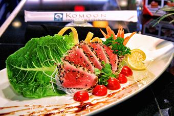 Product: Seared Ahi Tuna Salad - Komoon Thai Sushi & Ceviche in Naples & Bonita Springs - Naples, FL Bars & Grills
