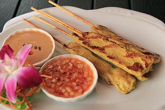 Product: Chicken Satay - Komoon Thai Sushi & Ceviche in Naples & Bonita Springs - Naples, FL Bars & Grills