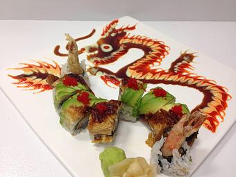 Product: Dragon Roll - KYU2 Sushi in Emeryville, CA Japanese Restaurants