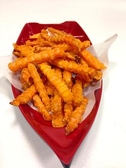 Product: Sweet Potatoes Fried V. - KYU2 Sushi in Emeryville, CA Japanese Restaurants