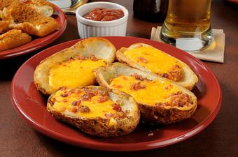 Product: Bacon & Cheddar Skins - LT Evans Eatery & Drafthouse in Danville, PA American Restaurants