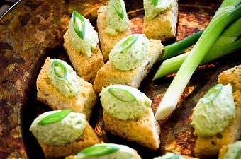 Product: Crab Crostini - La Prima Catering in Alexandria - College Park, MD American Restaurants