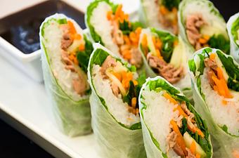 Product: Fresh Duck Spring Rolls - La Prima Catering in Alexandria - College Park, MD American Restaurants