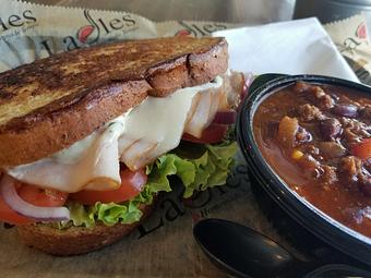 Product: Turkey deluxe sandwich (special) - Ladles in Summerville, SC Sandwich Shop Restaurants