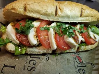 Product: Caprese sub - Ladles in Summerville, SC Sandwich Shop Restaurants