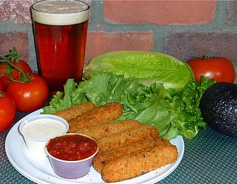 Product: Mozzarella Sticks - Lamppost Pizza in Davis, CA Pizza Restaurant