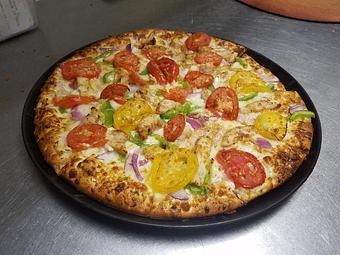 Product - Lamppost Pizza in Davis, CA Pizza Restaurant