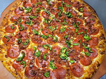 Product - Lamppost Pizza in Davis, CA Pizza Restaurant