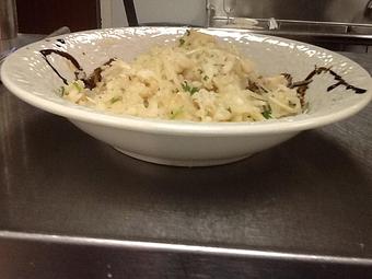 Product: Seafood & Mushroom Risotto  - Lancaster Tavern B & B Restaurant in Lancaster, VA American Restaurants