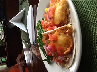Product: Flounder Fish Tacos  - Lancaster Tavern B & B Restaurant in Lancaster, VA American Restaurants