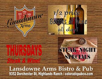 Product - Lansdowne Arms in Highlands Ranch - Highlands Ranch, CO American Restaurants