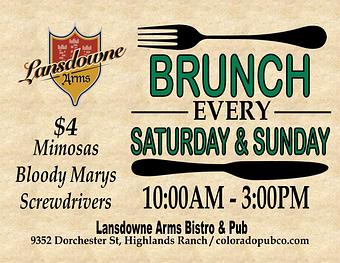 Product - Lansdowne Arms in Highlands Ranch - Highlands Ranch, CO American Restaurants