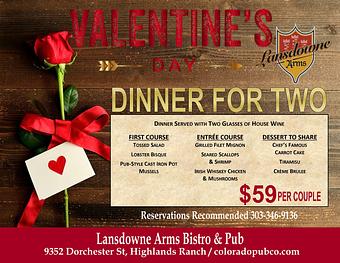 Product - Lansdowne Arms in Highlands Ranch - Highlands Ranch, CO American Restaurants