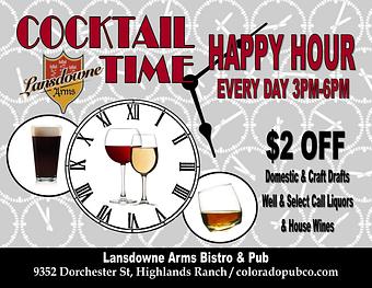 Product - Lansdowne Arms in Highlands Ranch - Highlands Ranch, CO American Restaurants