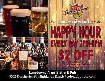 Product - Lansdowne Arms in Highlands Ranch - Highlands Ranch, CO American Restaurants