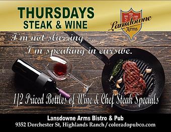 Product - Lansdowne Arms in Highlands Ranch - Highlands Ranch, CO American Restaurants