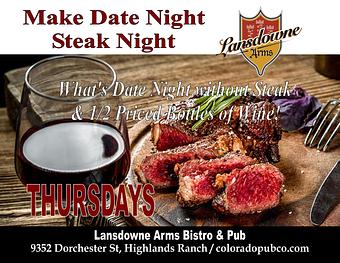 Product - Lansdowne Arms in Highlands Ranch - Highlands Ranch, CO American Restaurants