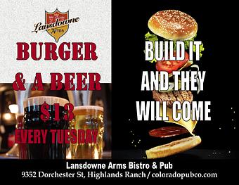 Product - Lansdowne Arms in Highlands Ranch - Highlands Ranch, CO American Restaurants