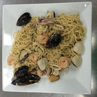 Product: Pasta Marinera - Las Palmeras Restaurante in Miami, FL Seafood Restaurants