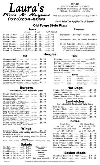 Product - Laura's Pizza & Hoagies in Scott Township, PA Pizza Restaurant