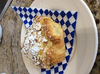 Product: Almond Croissant - Laurent's Le Coffee Shop in Temecula, CA Bakeries