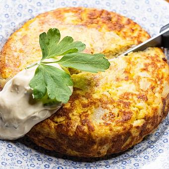 Product: Tortilla Española - Lil’ Ba-Ba-Reeba! in River North - Chicago, IL Bars & Grills