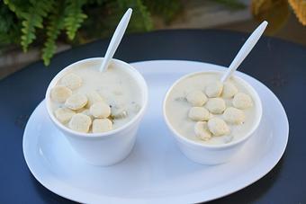 Product: Clam Chowdah - Lobstah On A Roll in Back Bay; Newbury Street - Boston, MA American Restaurants