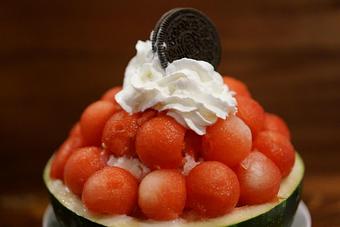 Product: Hawaiian Shaved Ice - Watermelon - Lobstah On A Roll in Back Bay; Newbury Street - Boston, MA American Restaurants