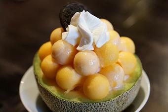 Product: Hawaiian Shaved Ice - Cantaloupe - Lobstah On A Roll in Back Bay; Newbury Street - Boston, MA American Restaurants