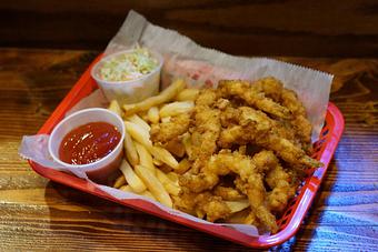 Product: Shrimp Platter - Lobstah On A Roll in Back Bay; Newbury Street - Boston, MA American Restaurants
