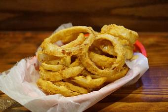 Product: Onion rings - Lobstah On A Roll in Back Bay; Newbury Street - Boston, MA American Restaurants