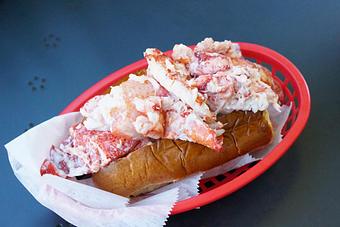 Product: Two If By Sea - Twice the meat of the Standahd served on the same bun - Lobstah On A Roll in Back Bay; Newbury Street - Boston, MA American Restaurants