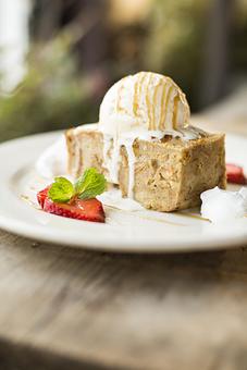 Product: Homemade Croissant Bread Pudding - Local Table in Cinco Ranch In Villagio Town Square - Katy, TX American Restaurants