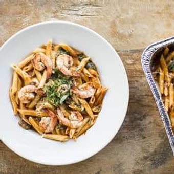 Product: Penne Rustica With Shrimp - Local Table in Cinco Ranch In Villagio Town Square - Katy, TX American Restaurants