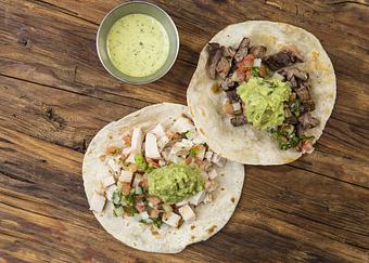 Product: Beef Tenderloin and Grilled Chicken Tacos - Local Table in Cinco Ranch In Villagio Town Square - Katy, TX American Restaurants