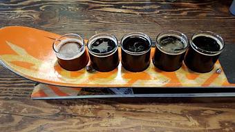 Product: Brewski Rack of 5 Samples - Lone Peak Brewery & Taphouse in Big Sky, MT Bars & Grills