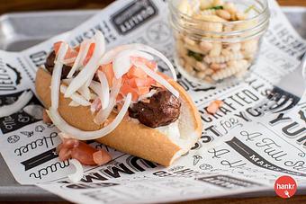 Product: Lamb Merguez - Longtable Beer Cafe in Downtown Middleton - Middleton, WI American Restaurants