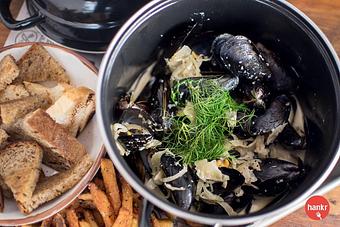 Product: Mussels and Frites - Longtable Beer Cafe in Downtown Middleton - Middleton, WI American Restaurants