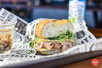 Product: Smoked Turkey and Apple Sandwich - Longtable Beer Cafe in Downtown Middleton - Middleton, WI American Restaurants
