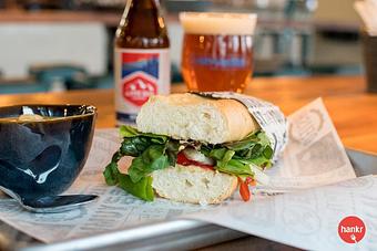 Product: Veggie Sandwich - Longtable Beer Cafe in Downtown Middleton - Middleton, WI American Restaurants
